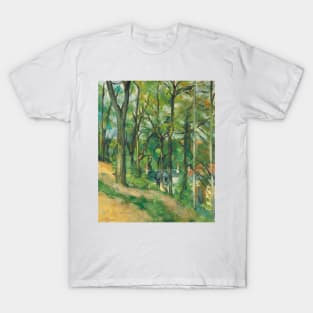 The Cote Saint-Denis in Pontoise by Paul Cezanne T-Shirt